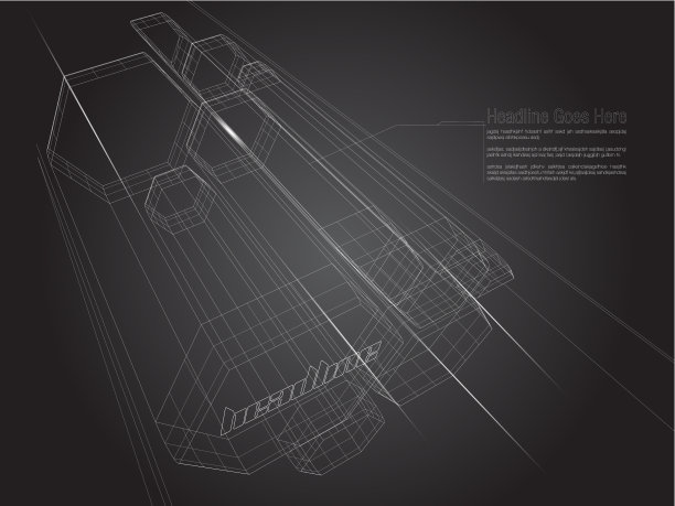 数字线框模板图片下载