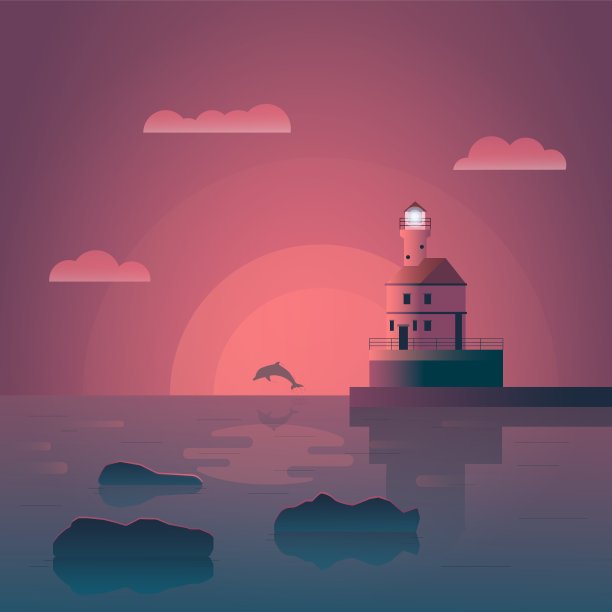 美丽的日落图片下载