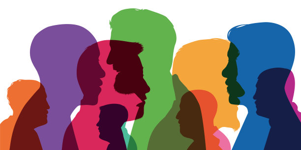 以不同侧面叠加为标志的男性体裁。图片下载