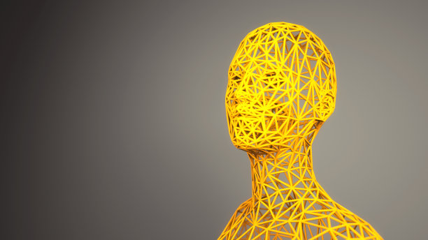 3d渲染人物概念图背景图片下载