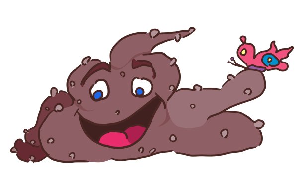 他手里拿着蝴蝶微笑图片下载