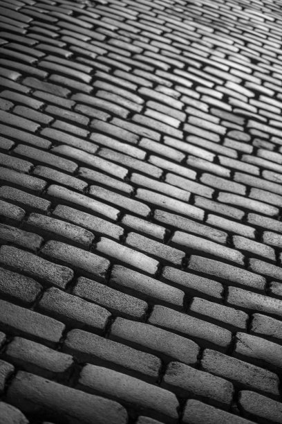 鹅卵石路面透视纹理图片下载