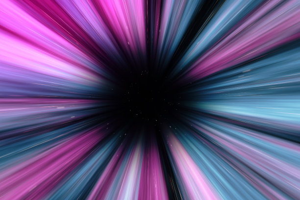 在一个抽象的隧道时空连续体中飞行。时间3d插画科学电影，音乐视频，广播，放松，冥想，视听表演，灯光秀，夜总会。图片下载