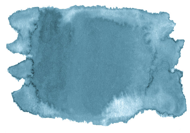 水彩背景时髦的颜色蓝鸟与尖锐的边界和离婚。与复制空间的文本。图片下载