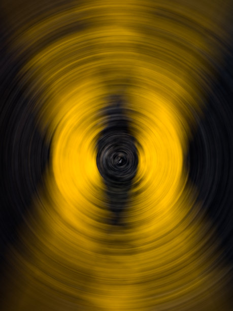 黄、黑图案纺丝的旋流图片下载