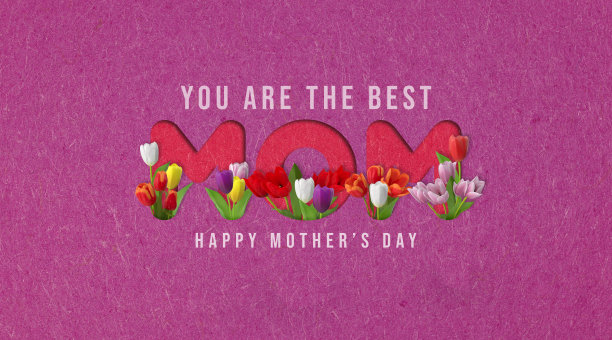 母亲节多色花的概念图片下载