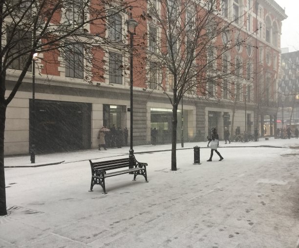 伦敦的雪图片下载