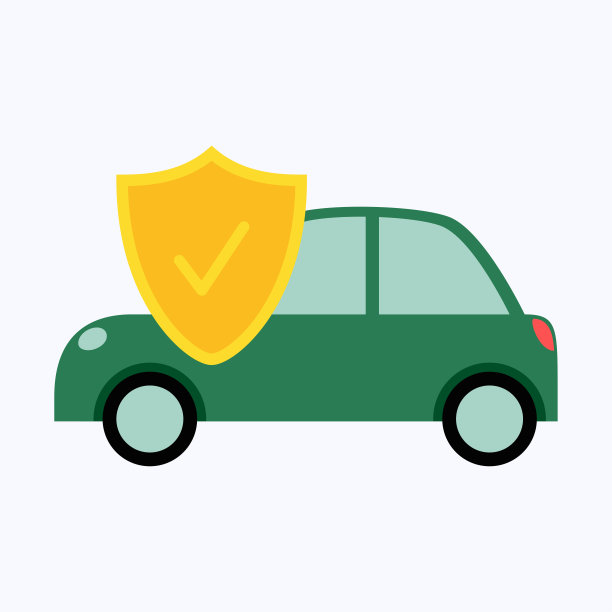 汽车保险概念、汽车保护、企业概念矢量插图图片下载