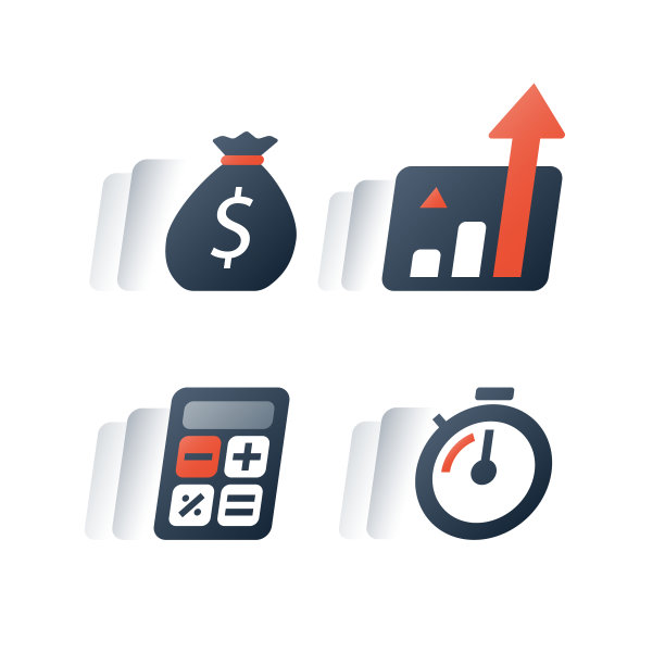 快速收益增长，长期投资策略，财务业绩报告，收入增长，利率图表，共同基金图片下载