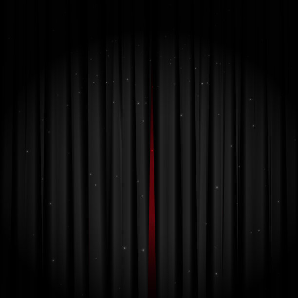 黑色舞台幕布图片下载