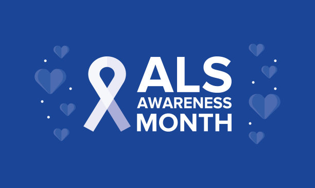 ALS宣传月。肌萎缩性脊髓侧索硬化症。每年的活动在美国五月举行，在加拿大也在六月举行。海报、卡片、横幅和背景。矢量图图片下载