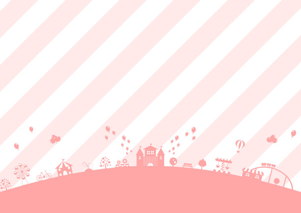 游乐园背景城堡、景点、游乐设施图片下载