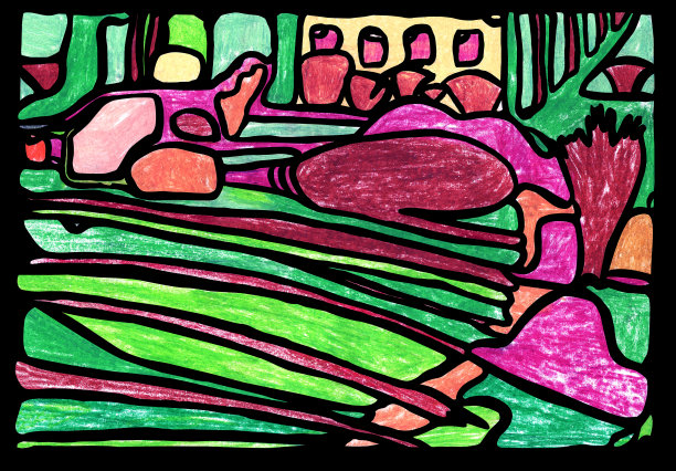 丰富多彩的抽象背景。图片下载