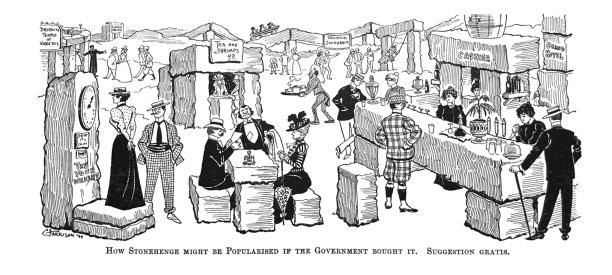 英国讽刺漫画漫画漫画插图巨石阵如果政府买了它图片下载