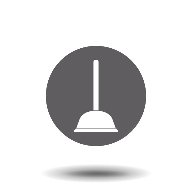 马桶柱塞图标矢量符号股票插图网。图片下载