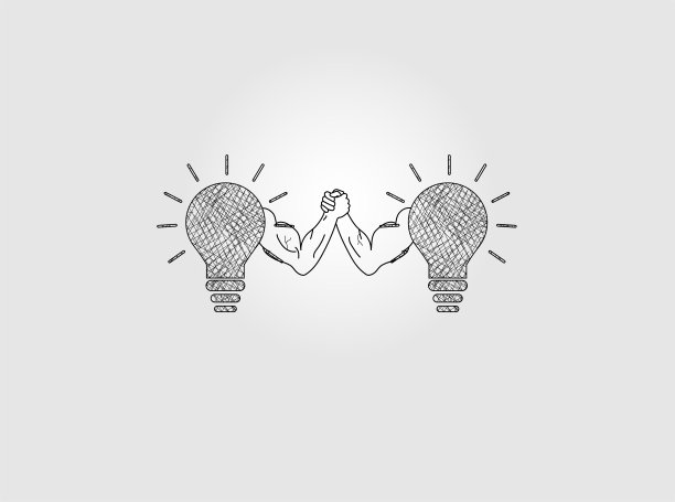 扳手腕的创新理念图片下载