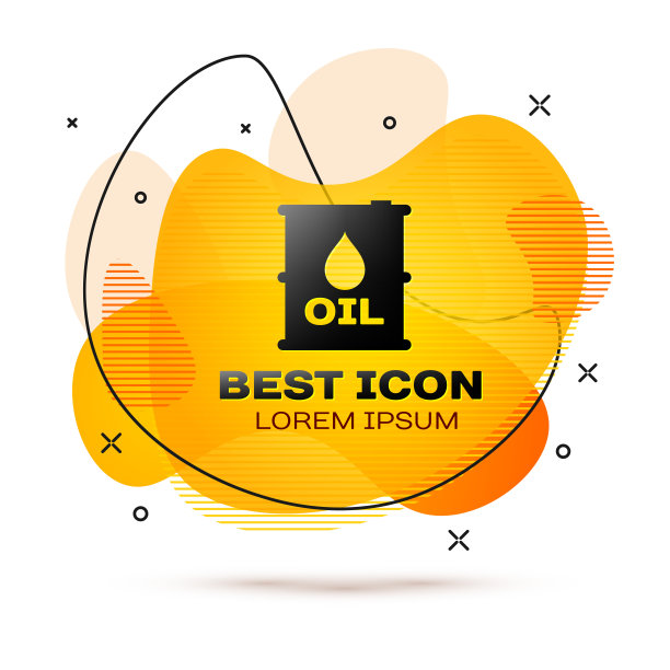 黑色油桶图标孤立在白色背景。油桶容器。用于信息图表，燃料，工业，电力，生态。液颜色的旗帜。矢量图图片下载