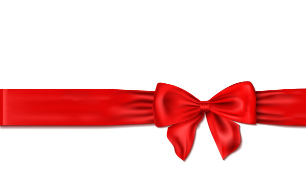 红色的蝴蝶结图片下载