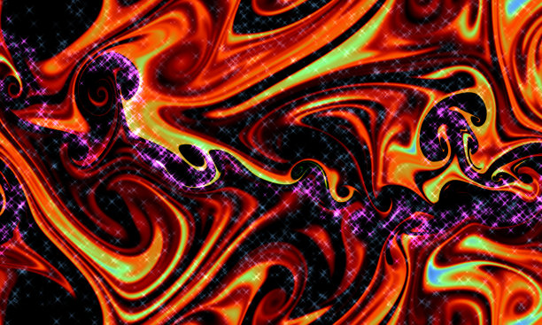 神奇的空间纹理，图案，看起来就像五颜六色的烟雾点缀着美丽的小星星图片下载