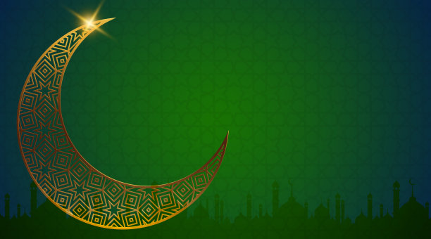 斋月庆祝概念与准备文本拷贝空间图片下载