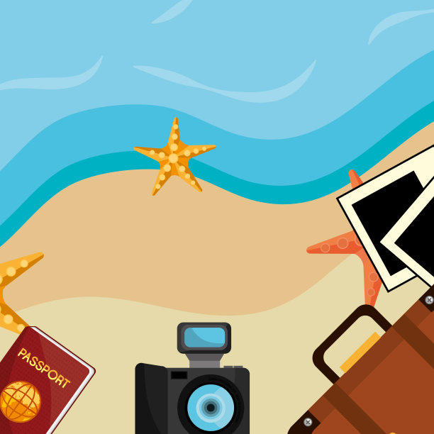 海滩景观设置图标图片下载