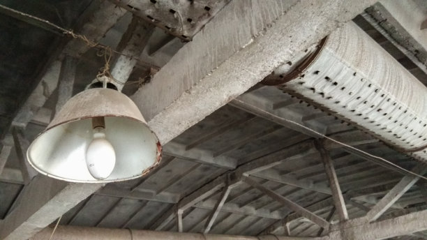 旧厂房，旧灯图片下载