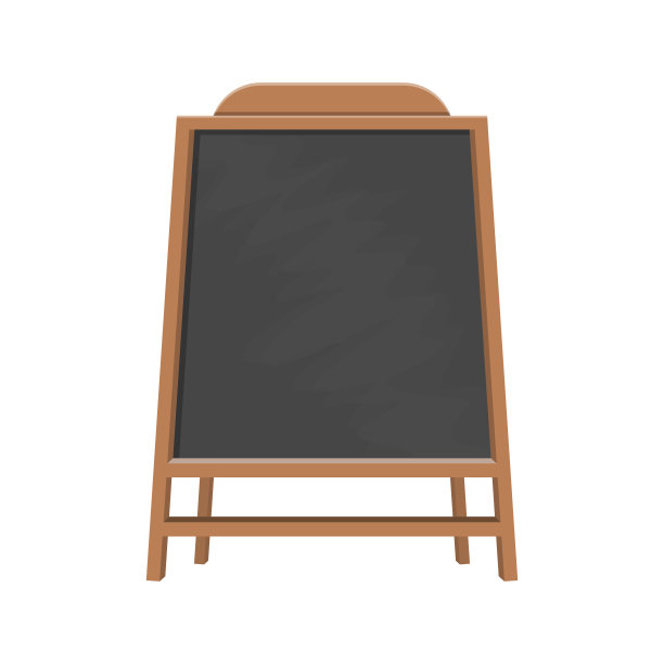 菜单公告板矢量设计插图孤立在白色背景图片下载