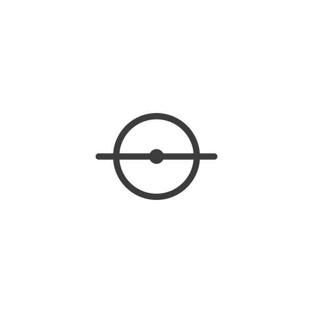 足球中心的标志。矢量图标平面设计图片下载