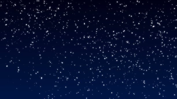 轻轻飘落的雪花。大大小小的雪花在风中慢慢地飘落图片下载