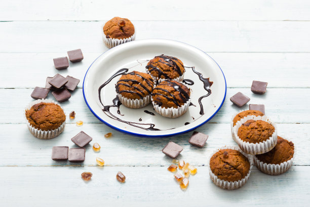 巧克力松饼图片下载