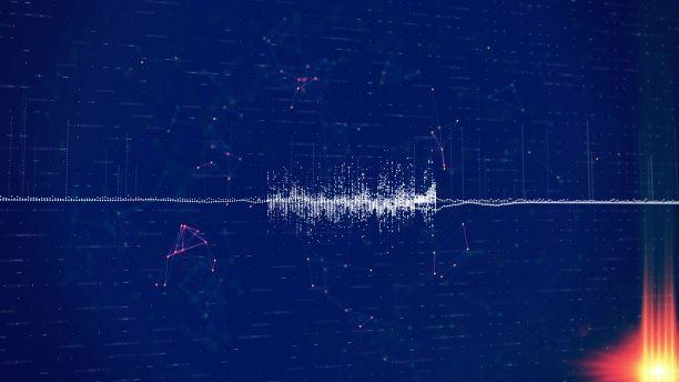 音频波形，声波抽象背景图片下载
