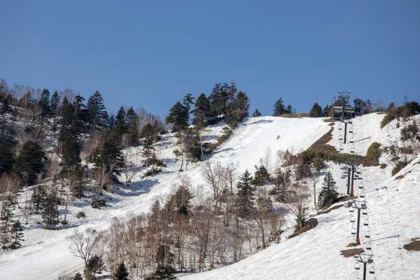 日本滑雪场图片下载
