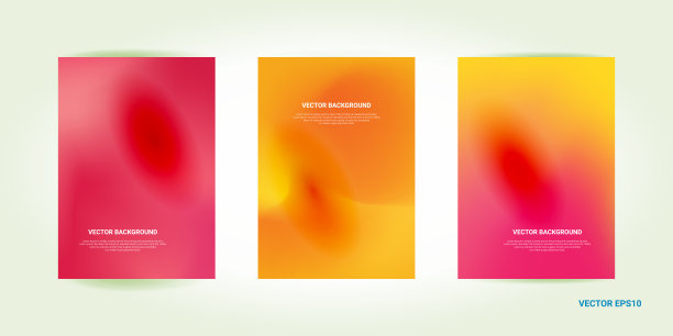 摘要模糊梯度网格背景。彩色平滑横幅模板图片下载