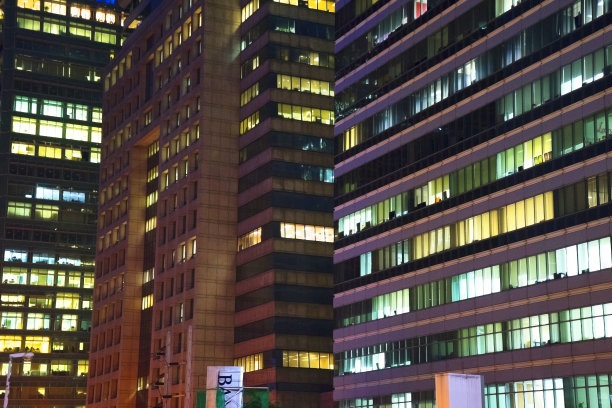 夜晚的灯光图片下载