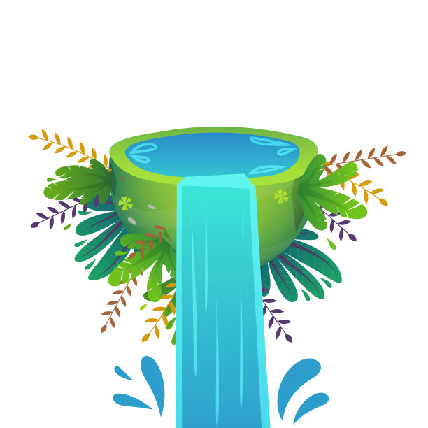 环绕世界的圆形全景公园森林景观微型行星概念与草地。17、绿色和平自然，花草树木。生态概念说明。有趣的风景图片下载