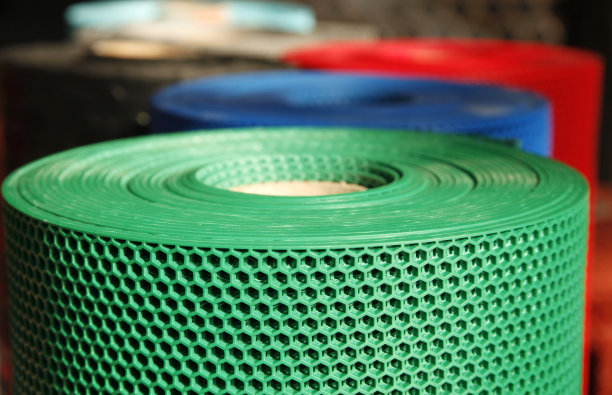 彩色穿孔塑料格栅图片下载