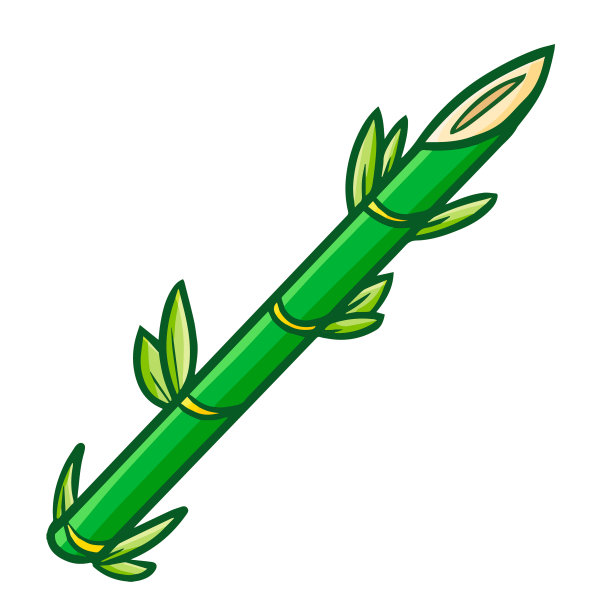 正在砍斜的竹子图片下载