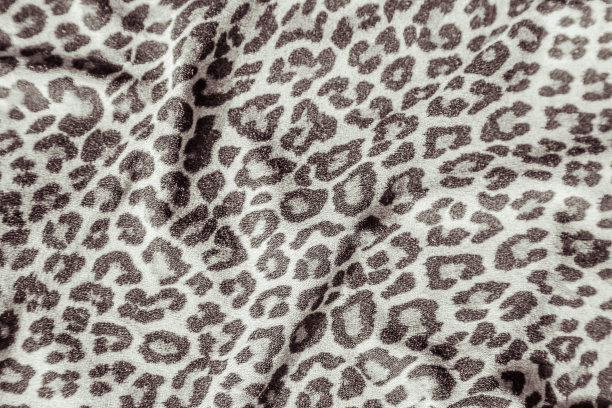 豹纹效果面料图案无缝织物设计图片下载