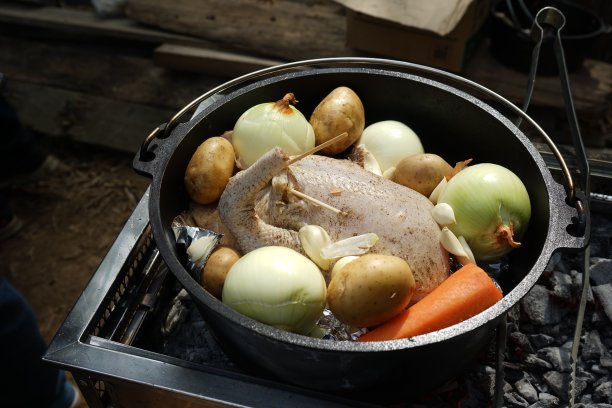 烤鸡和蔬菜图片下载