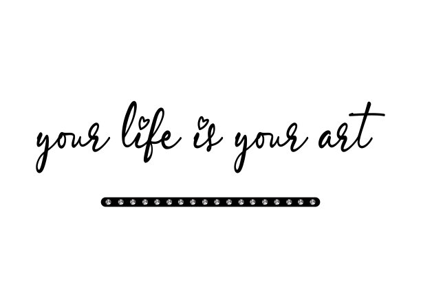 装饰你的生活是你的时尚印花艺术文本图片下载