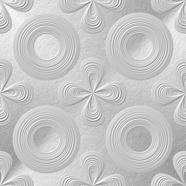 三维抽象无缝图案，灰色纹理图片下载