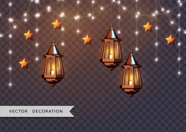 阿拉伯语闪烁的灯图片下载