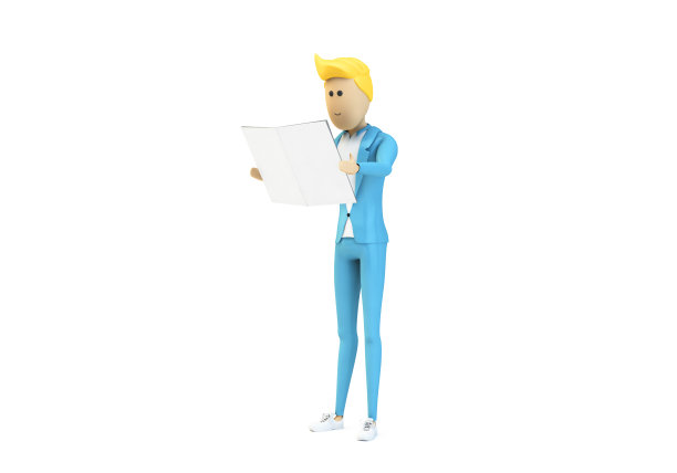 漫画商人阅读杂志图片下载