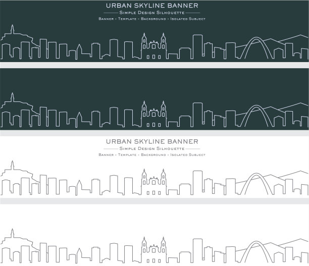 波哥大单线天际线横幅图片下载