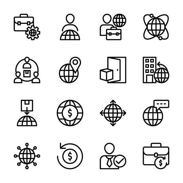 业务组织和操作图标图片下载