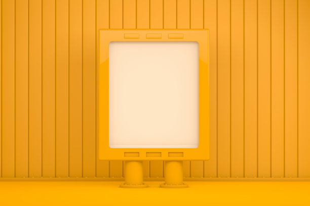 广告牌模型，广告信息的空模板图片下载