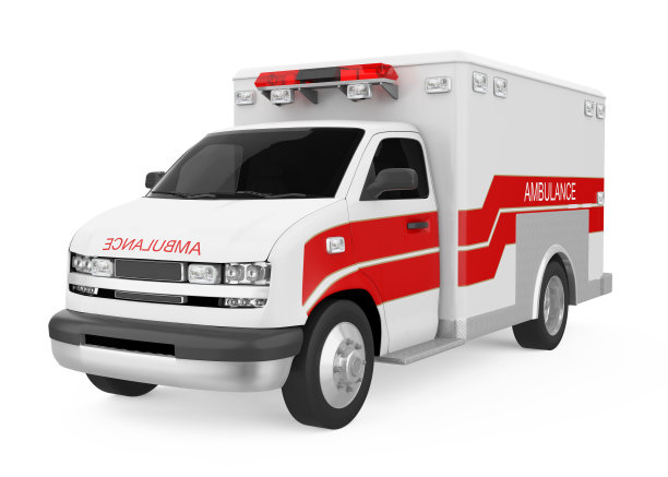 救护车汽车孤立图片下载