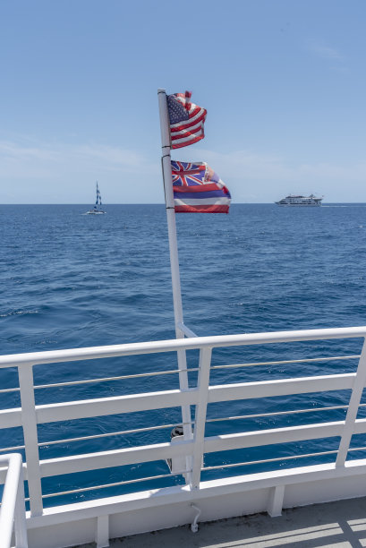 夏威夷和美国国旗图片下载