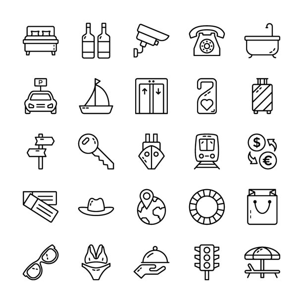 旅行装备包图片下载