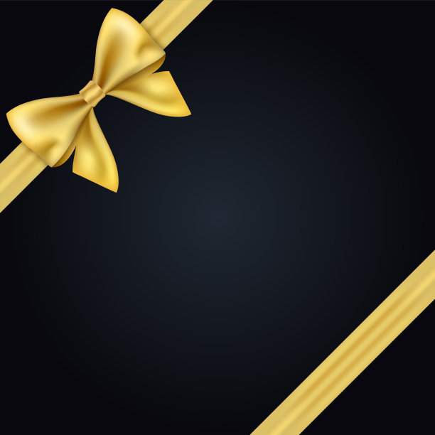 金色丝带2图片下载